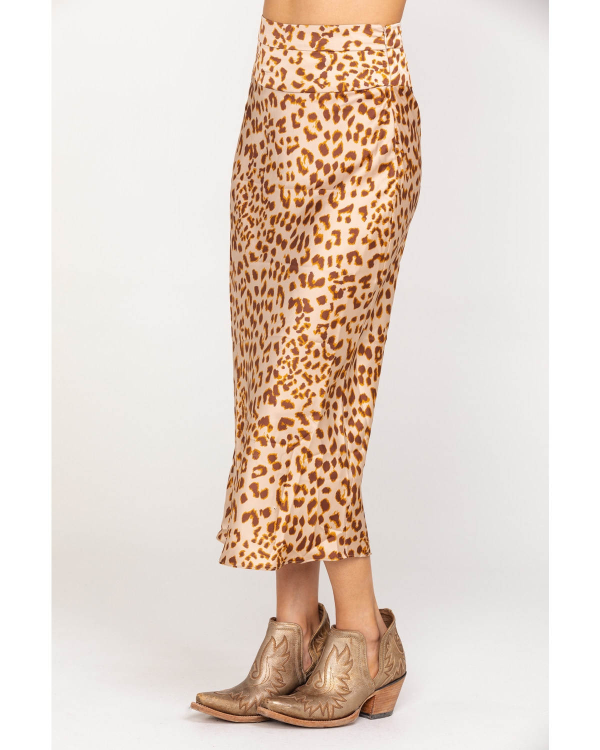free people normani bias printed skir