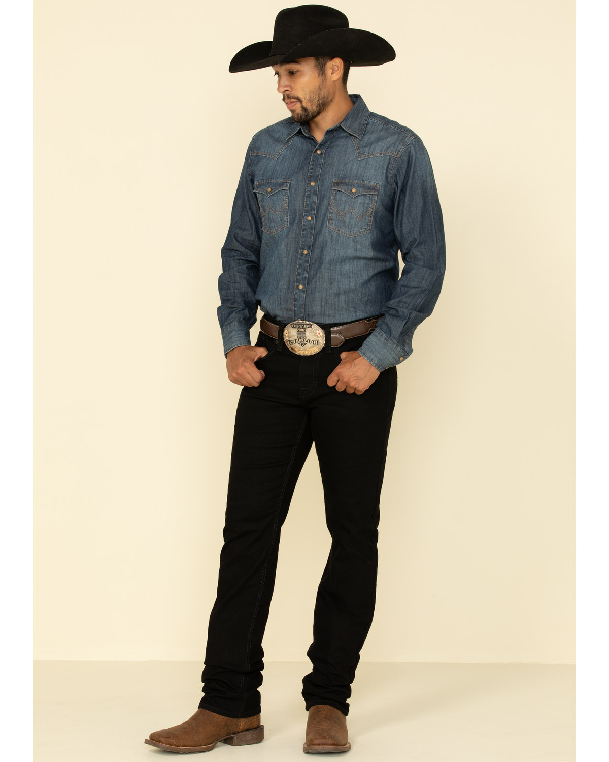 Cody James Men's Night Rider Black Wash Slim Straight Stretch Denim Jeans