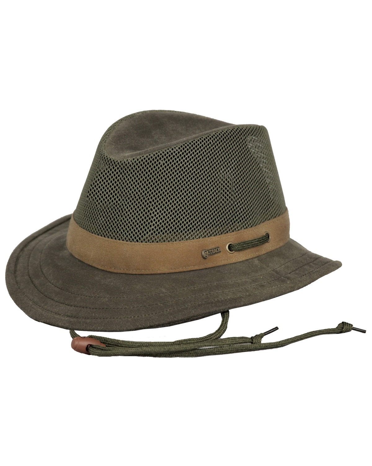 Outback Trading Co. Men's Oilskin Willis Mesh Hat