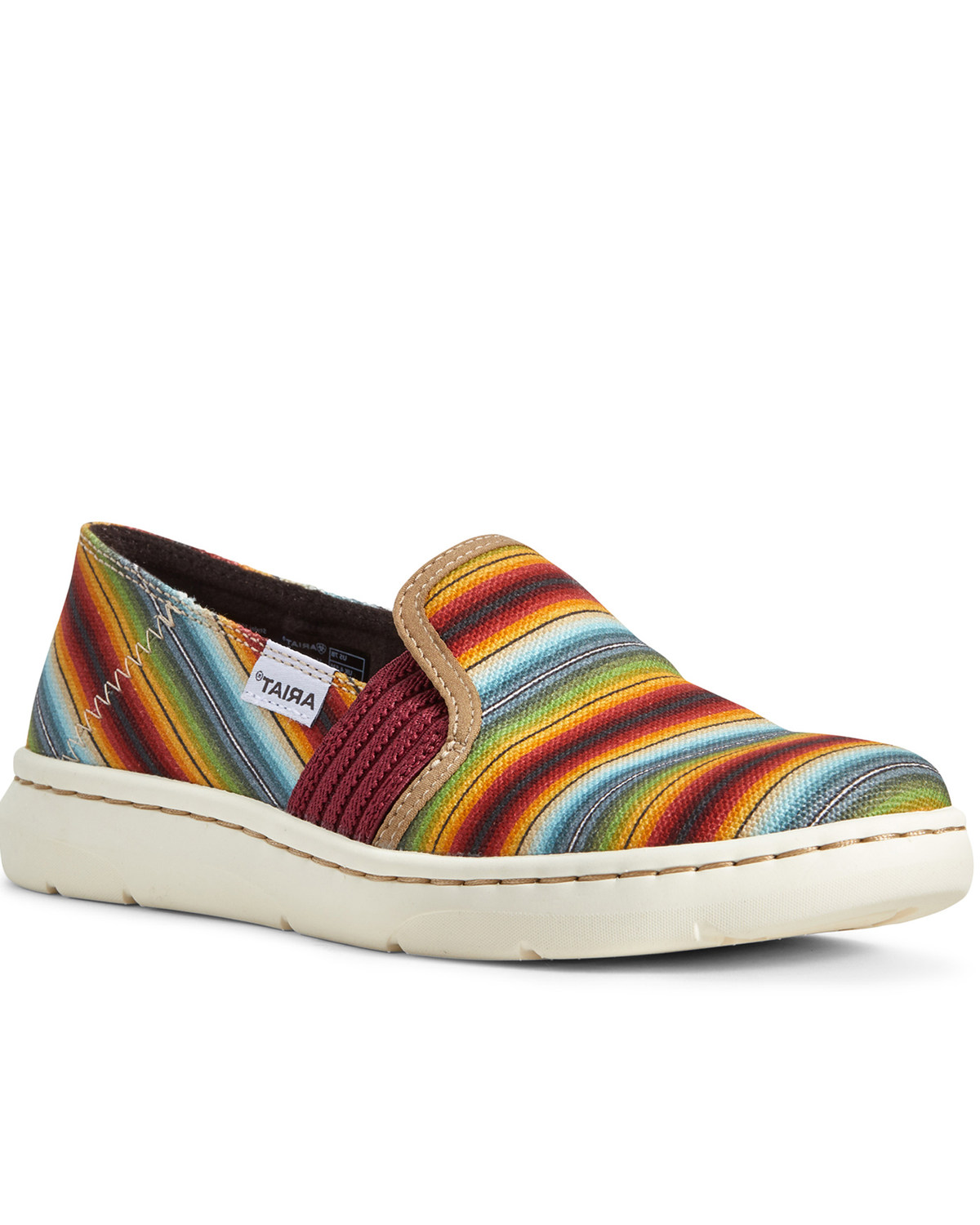 Serape slip on shoes