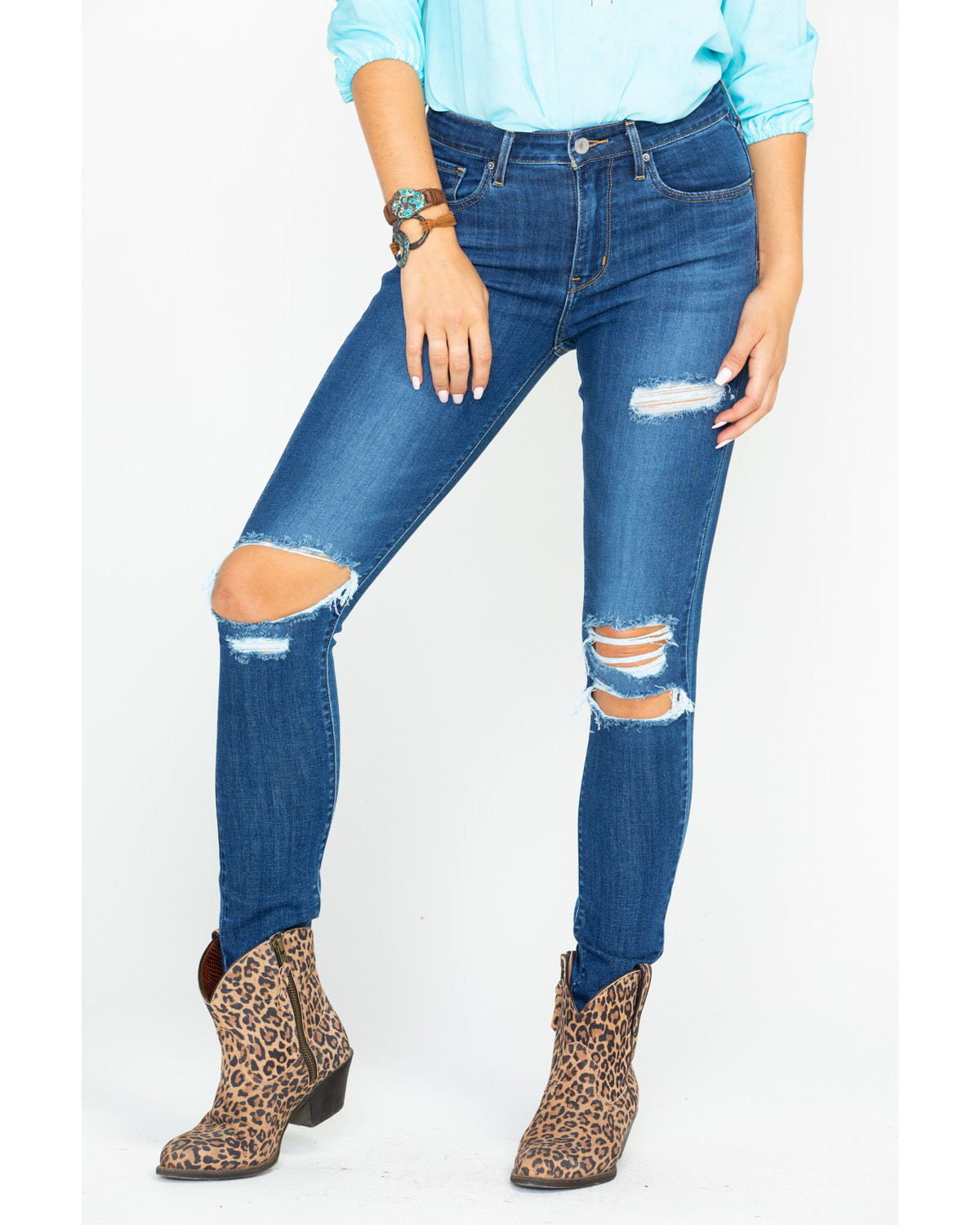 levi's women's 721 high rise skinny jeans
