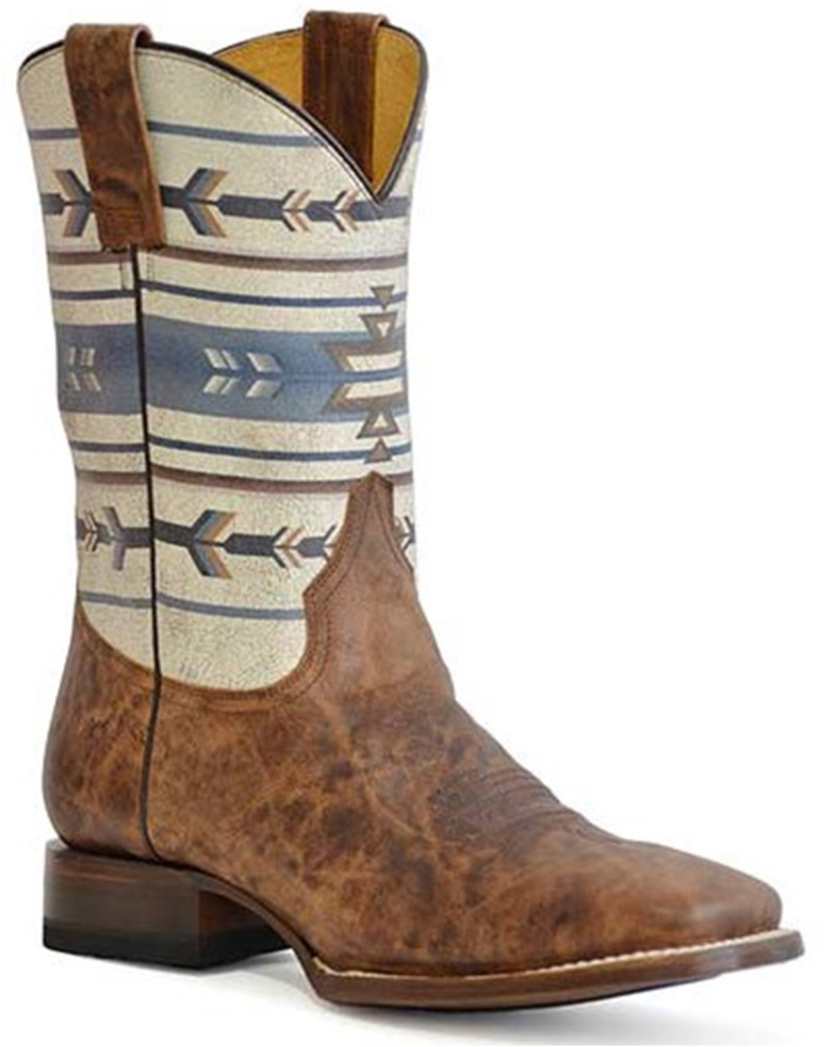 Roper Men's Cowboy Southwestern Performance Western Boots - Square Toe