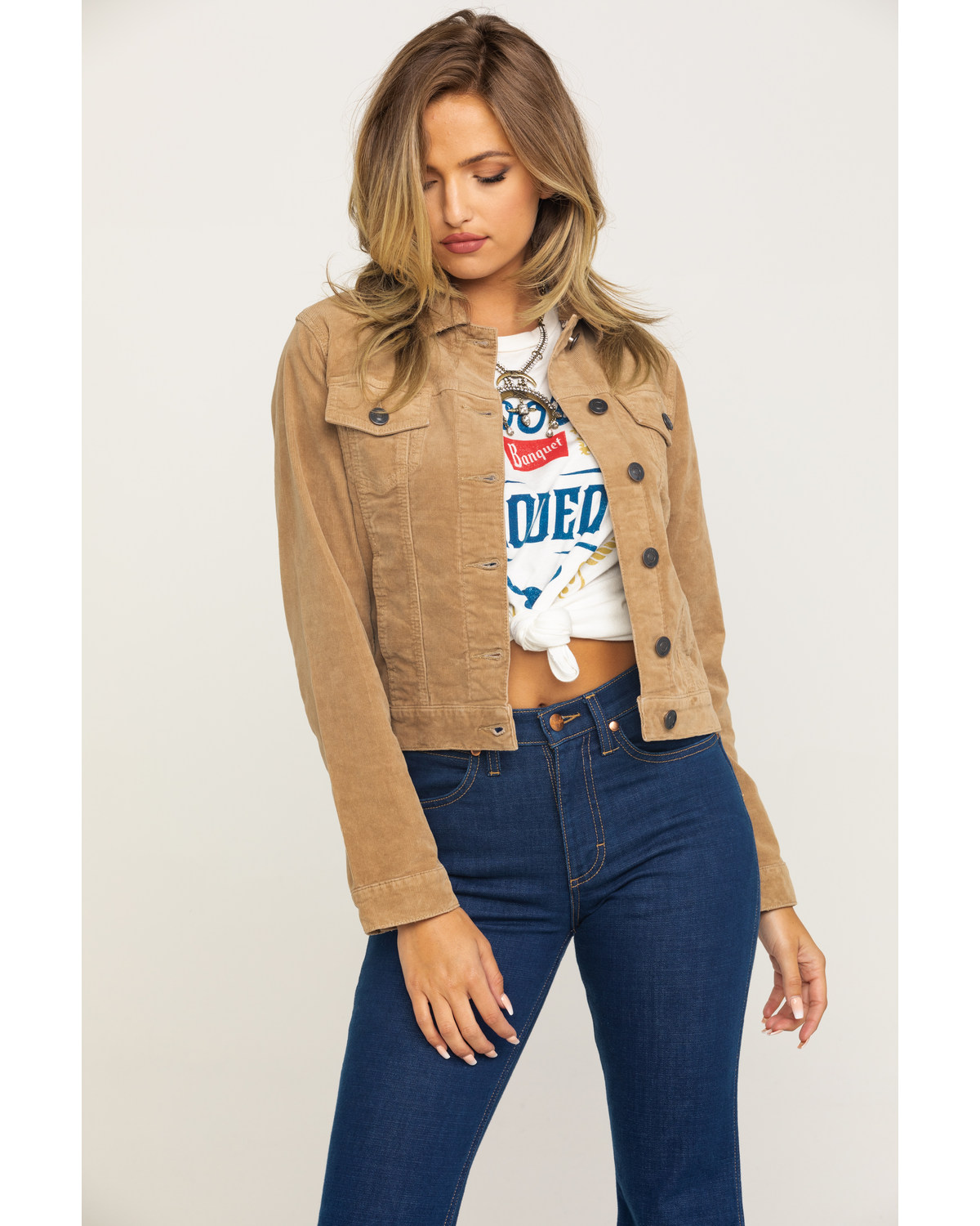 women's corded jacket