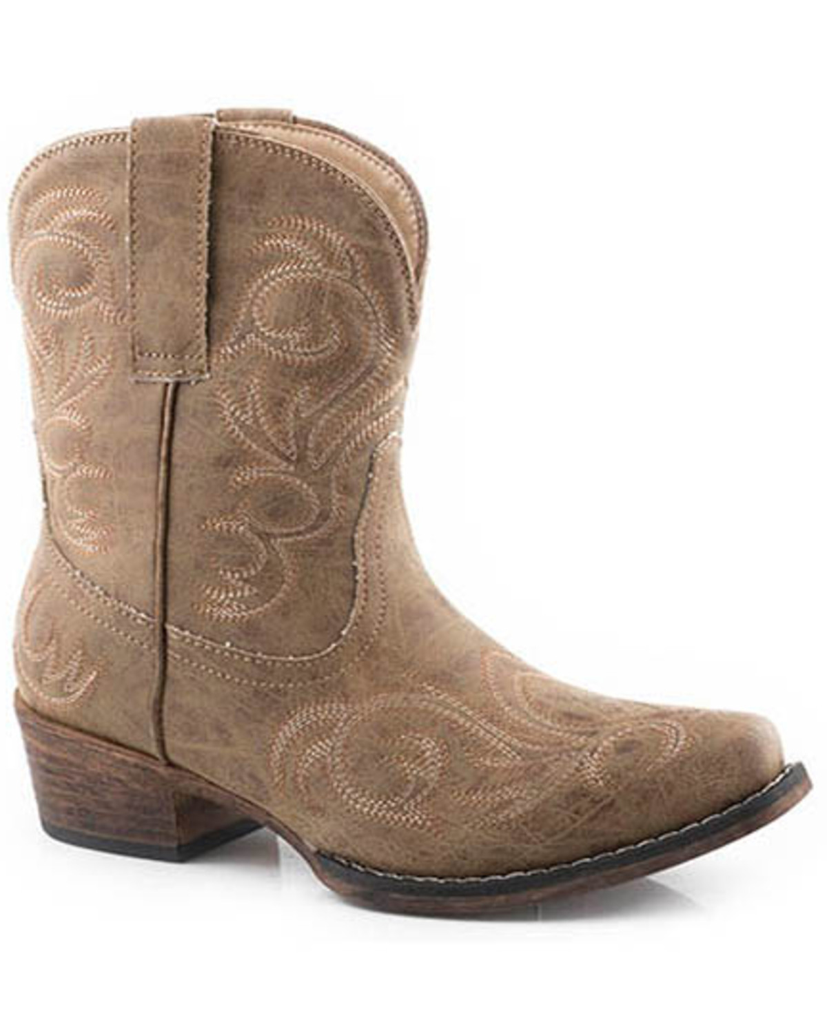 Roper Women's Riley Shorty Western Boots - Snip Toe