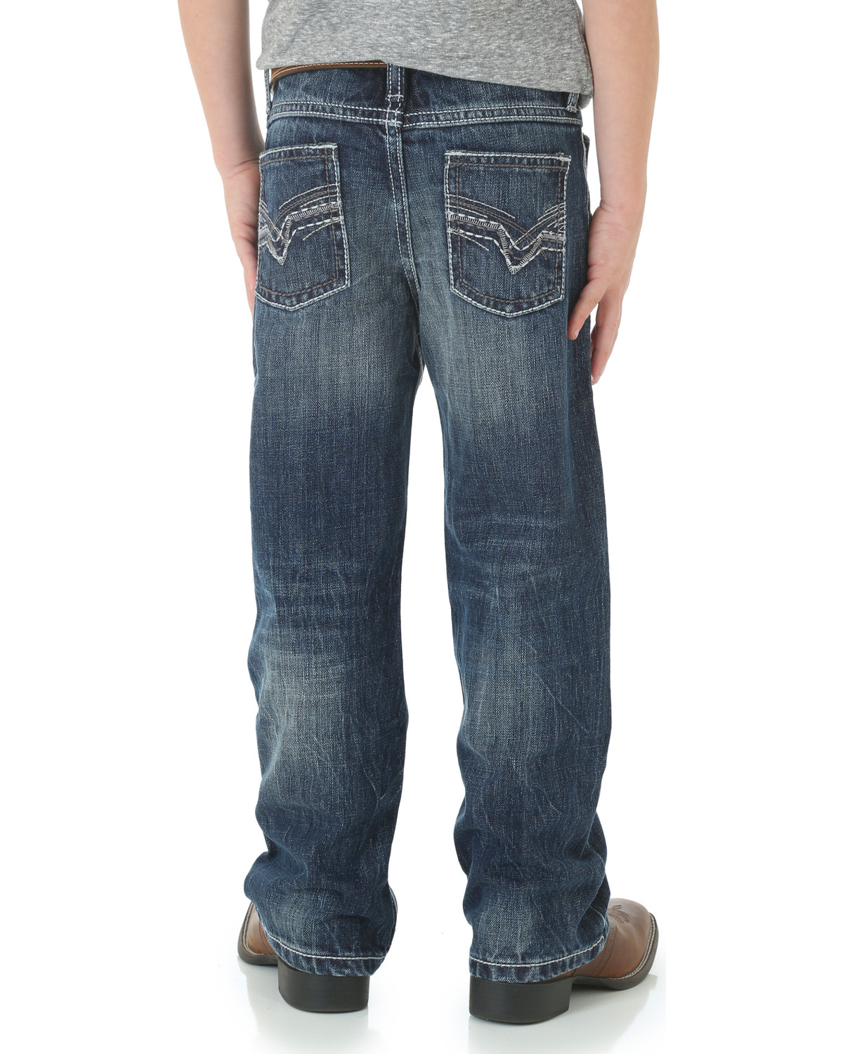 Wrangler 20X Boys' 42 Vintage Bootcut Jeans - 4-7