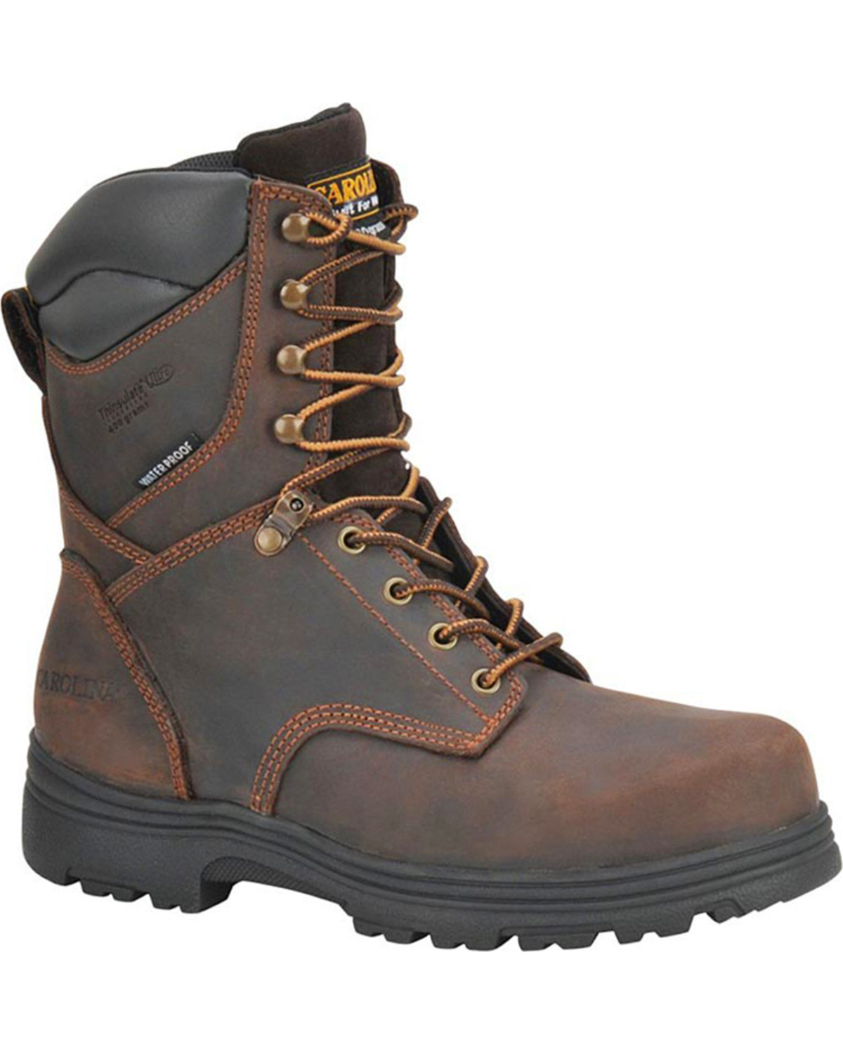 Carolina Men's 8" Waterproof Insulated Work Boots - Steel Toe