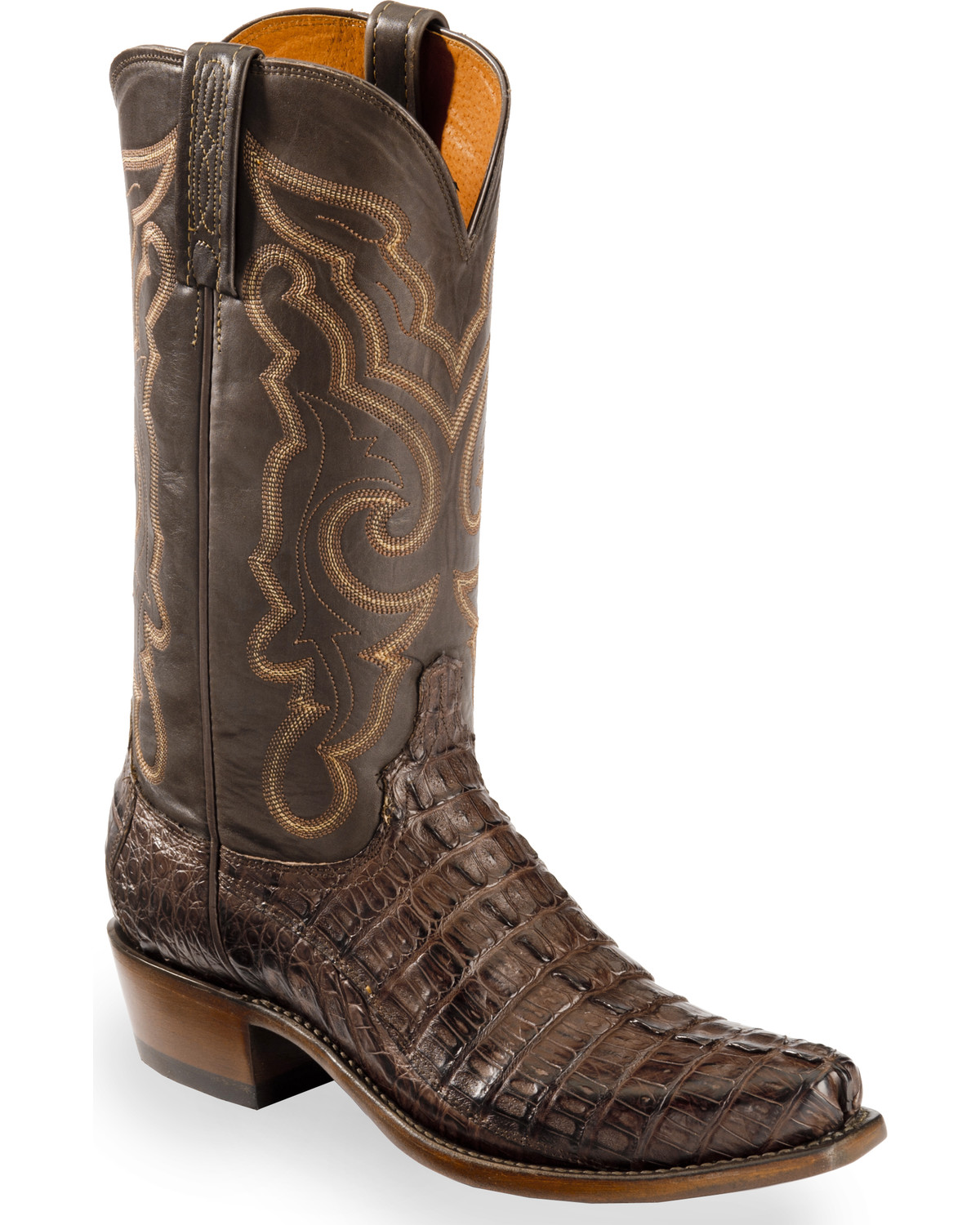 lucchese crocodile tail boots