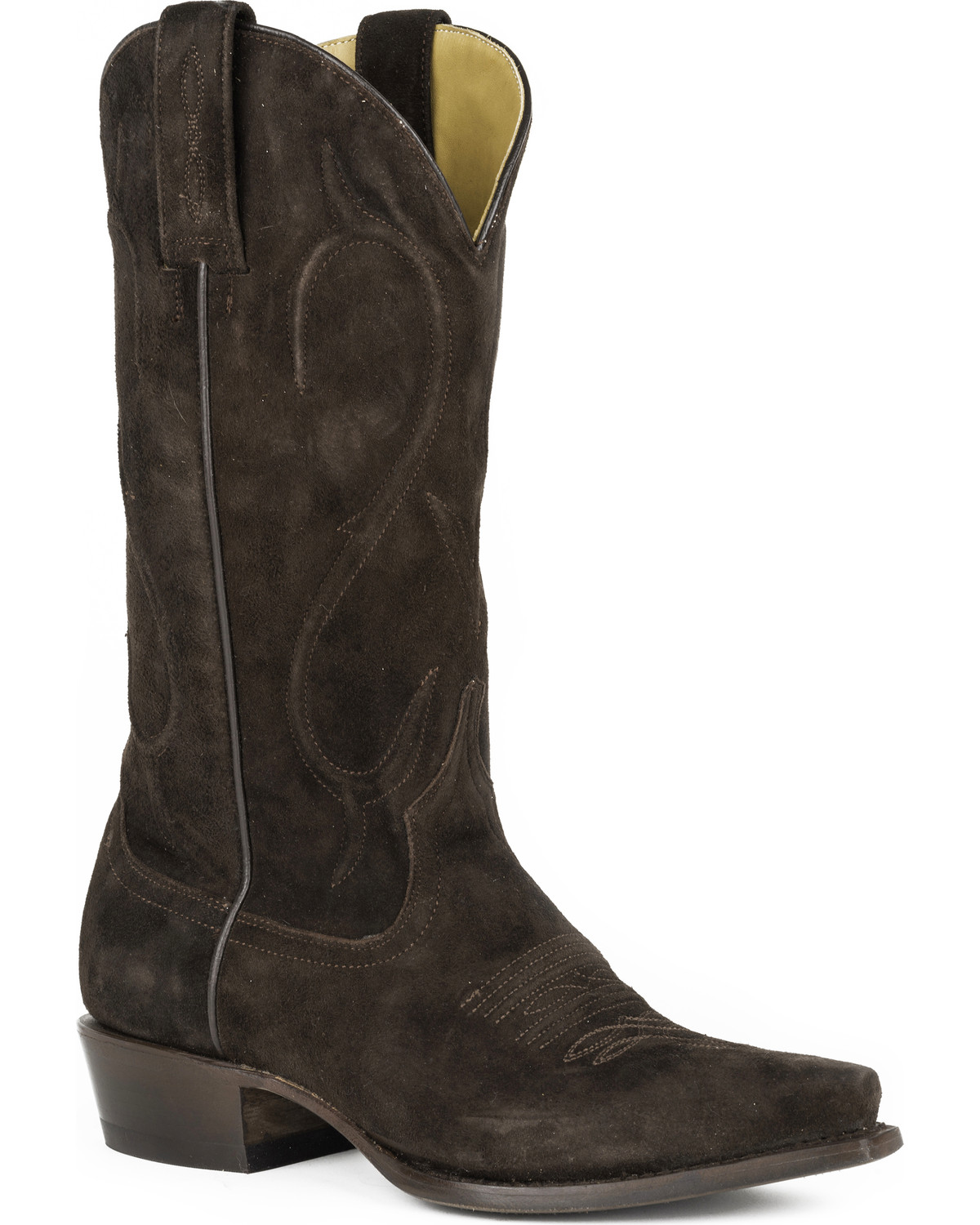 suede cowboy boots womens