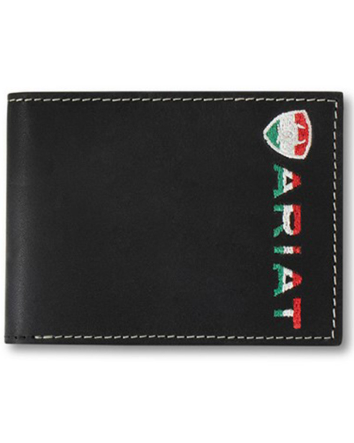Ariat Men's Mexico Flag Bi-Fold Wallet