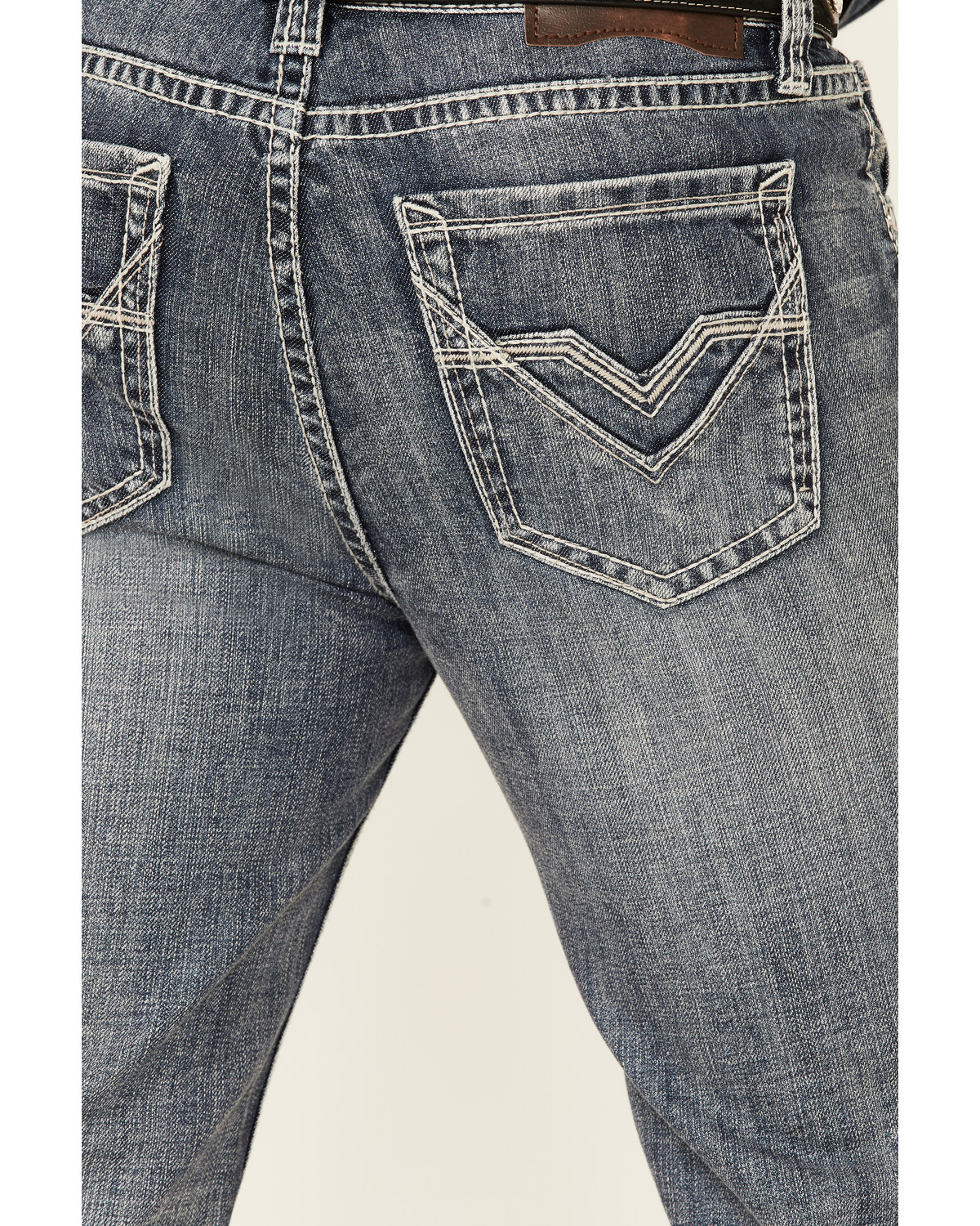 Rock & Roll Denim Men's Vintage Double Barrel Relaxed Bootcut Jeans ...
