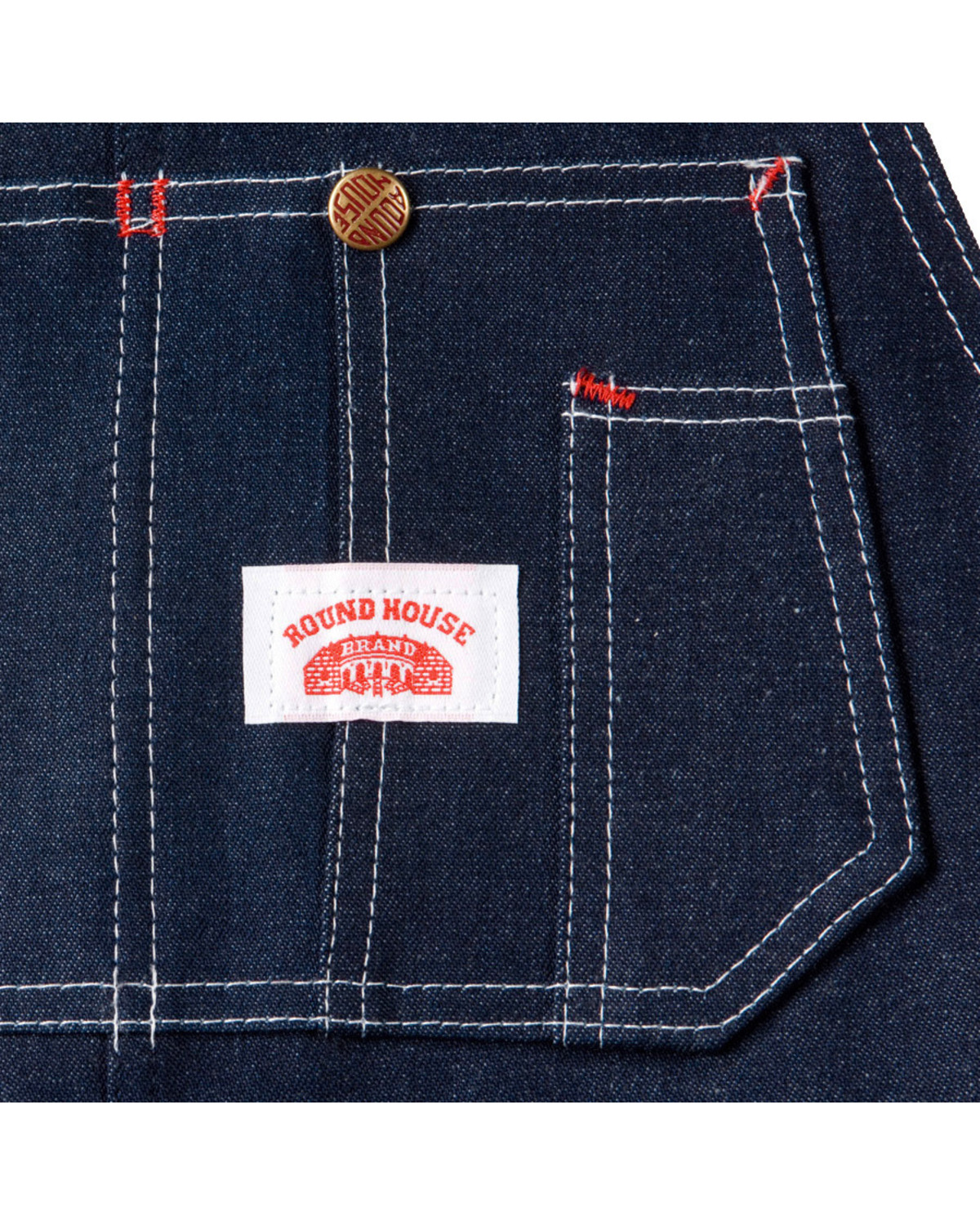 Round House Men's Blue Classic Overalls Boot Barn