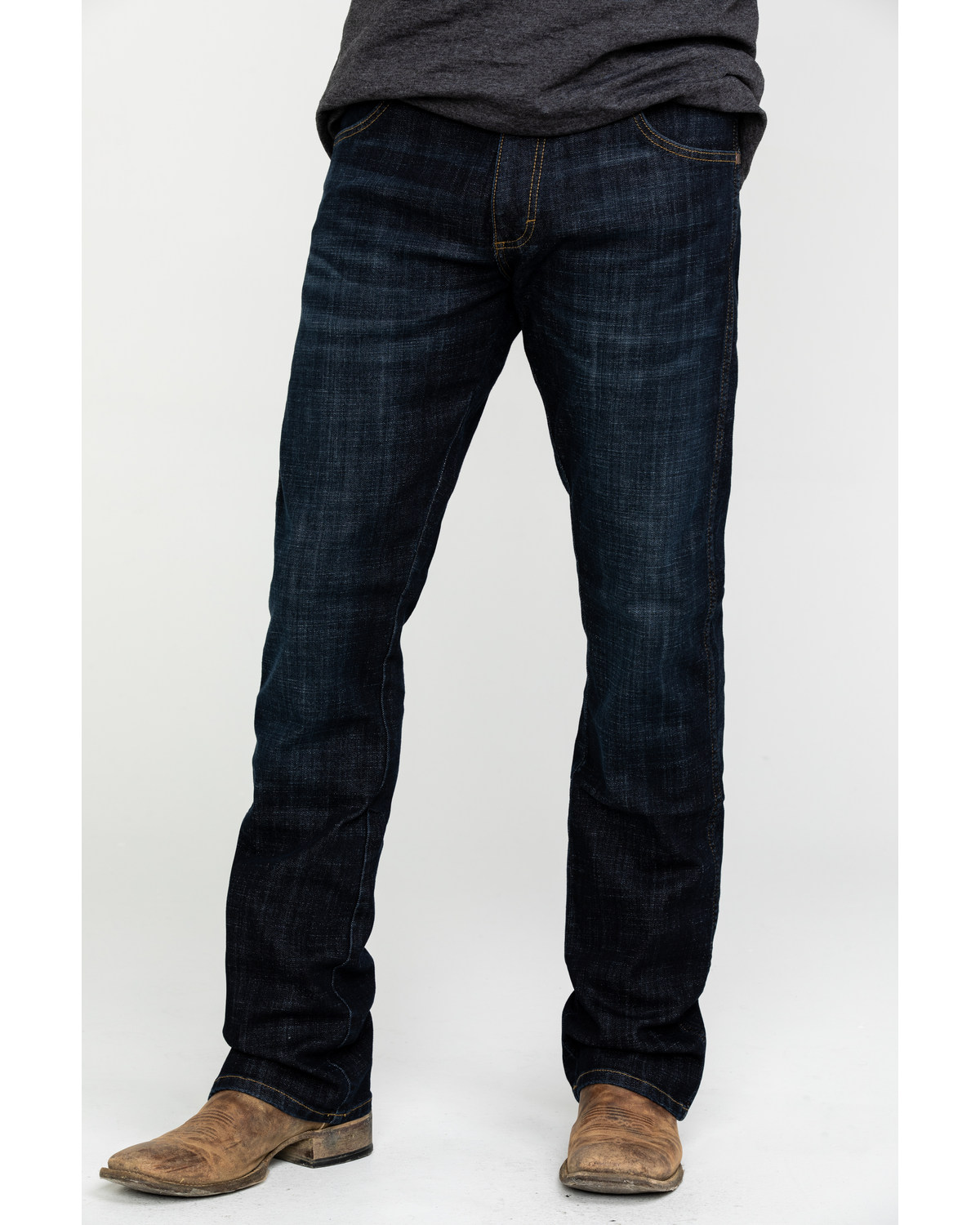 mens bootcut black trousers