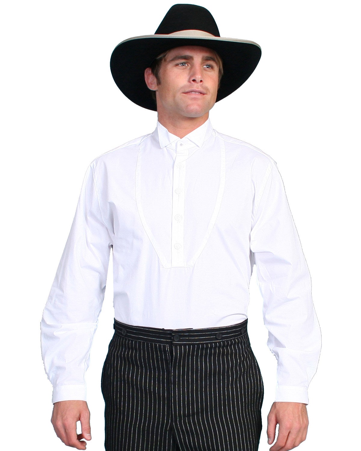 Wahmaker by Scully Wing Tip Collar Long 
