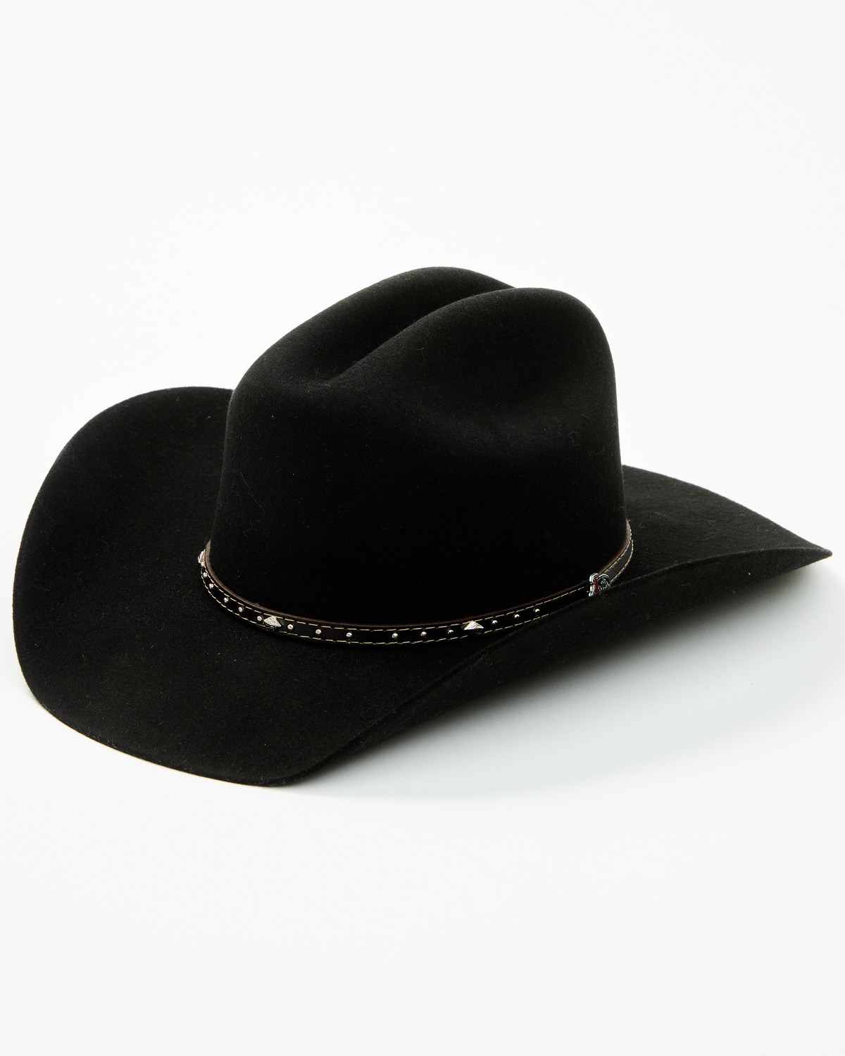 Justin Black Hills Jr 2X Felt Cowboy Hat