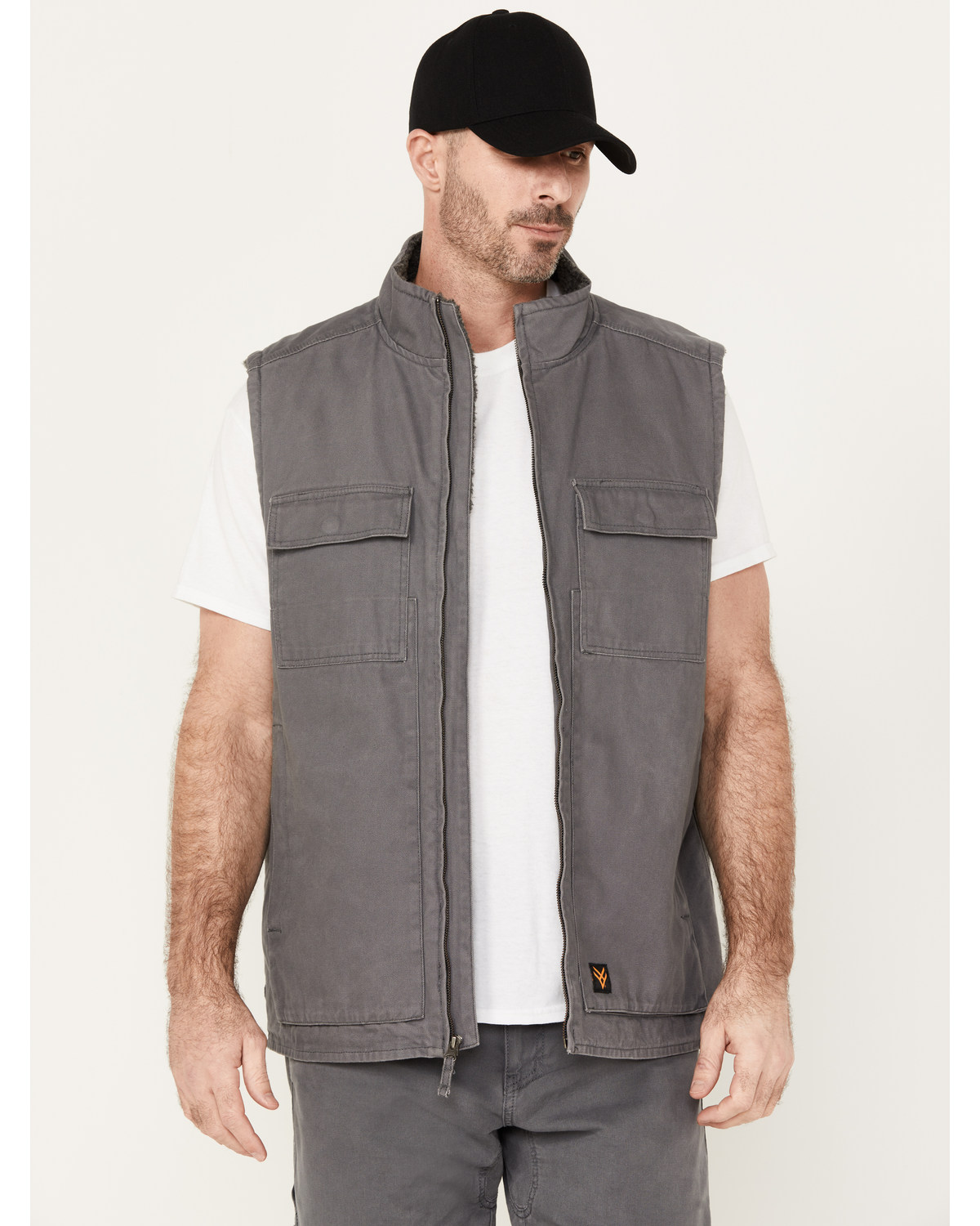 Hawx Men's Weathered Sherpa Lined Work Vest