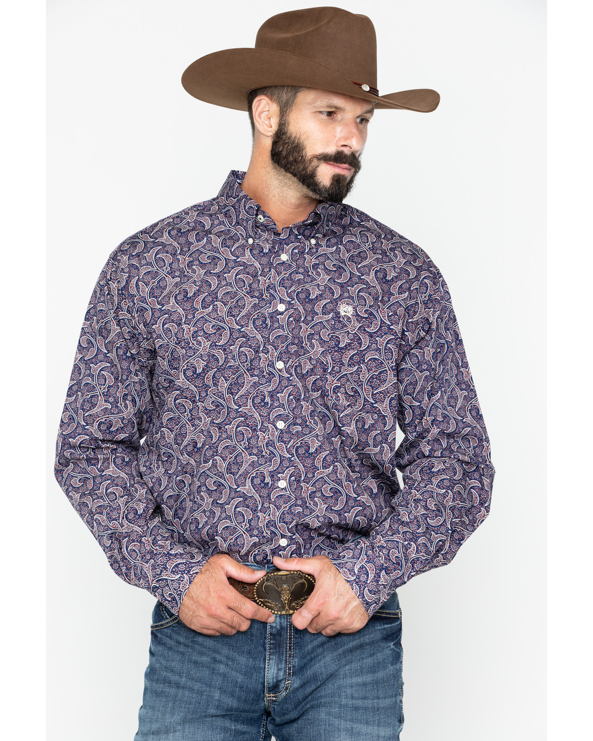 Paisley button up clearance