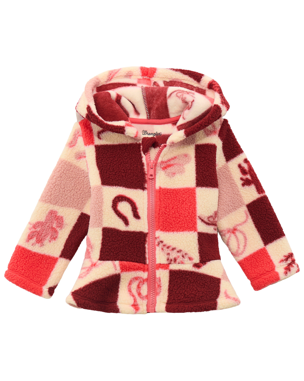 Wrangler Toddler Girls' Conversational Sherpa Jacket