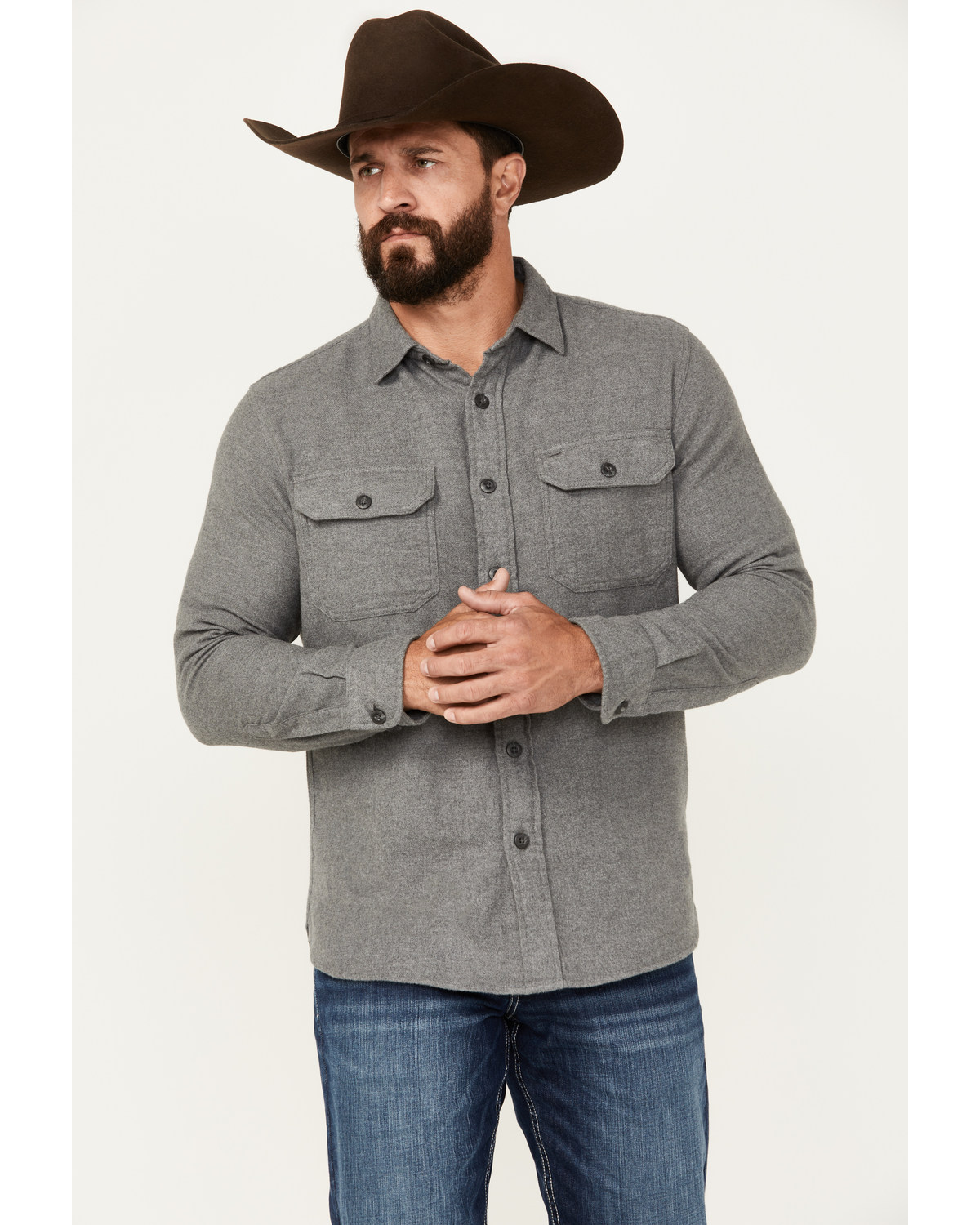 Pendleton Men's Burnside Long Sleeve Button-Down Western Flannel Shirt