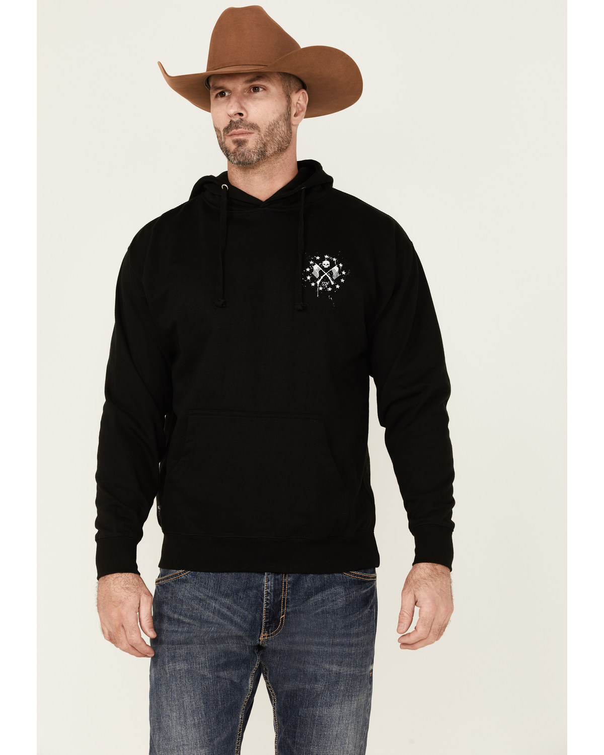 Howitzer Men's American Patriot Sons Of Liberty Graphic Hooded Sweatshirt