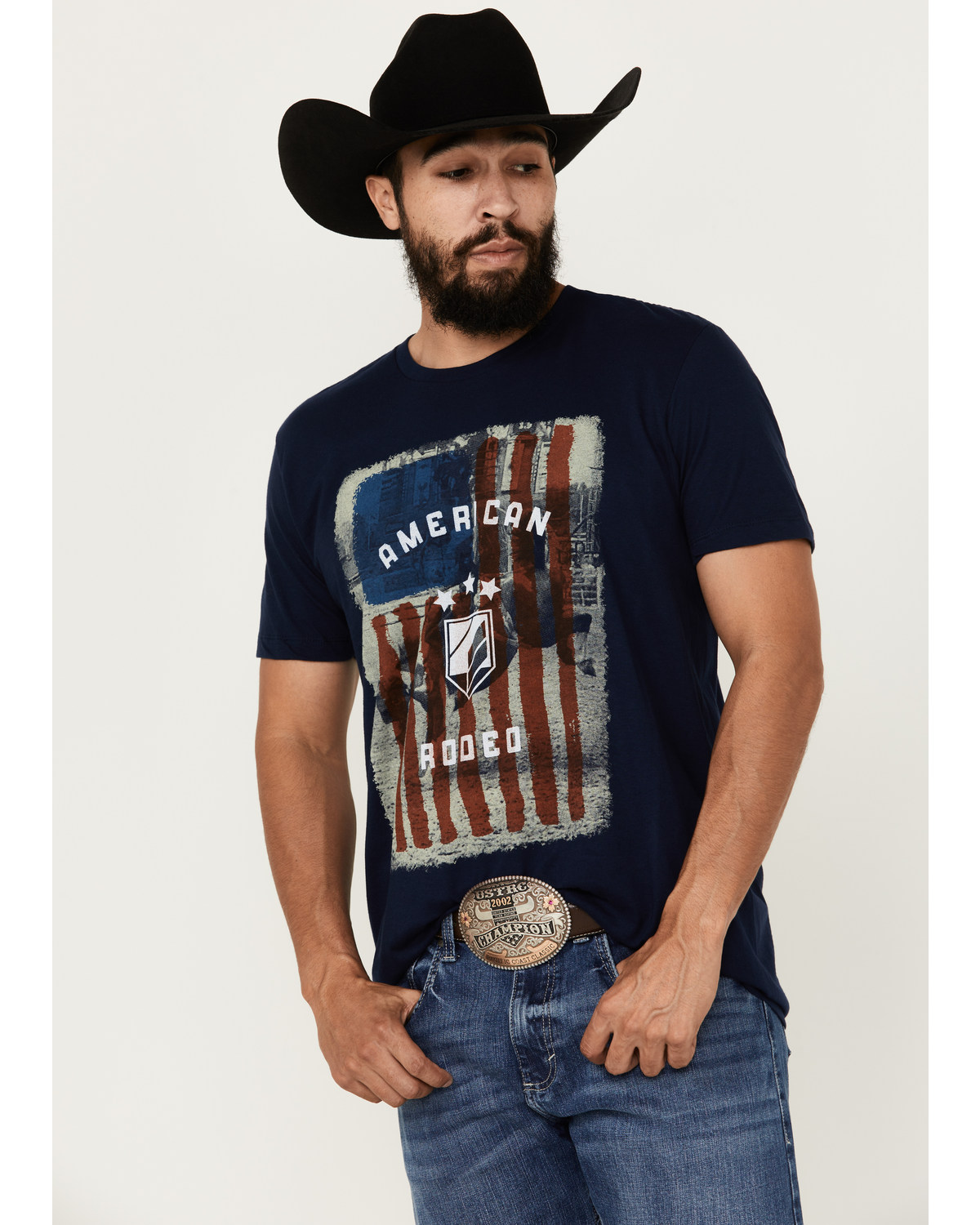 RANK 45® Men's American Rodeo Short Sleeve Graphic T-Shirt