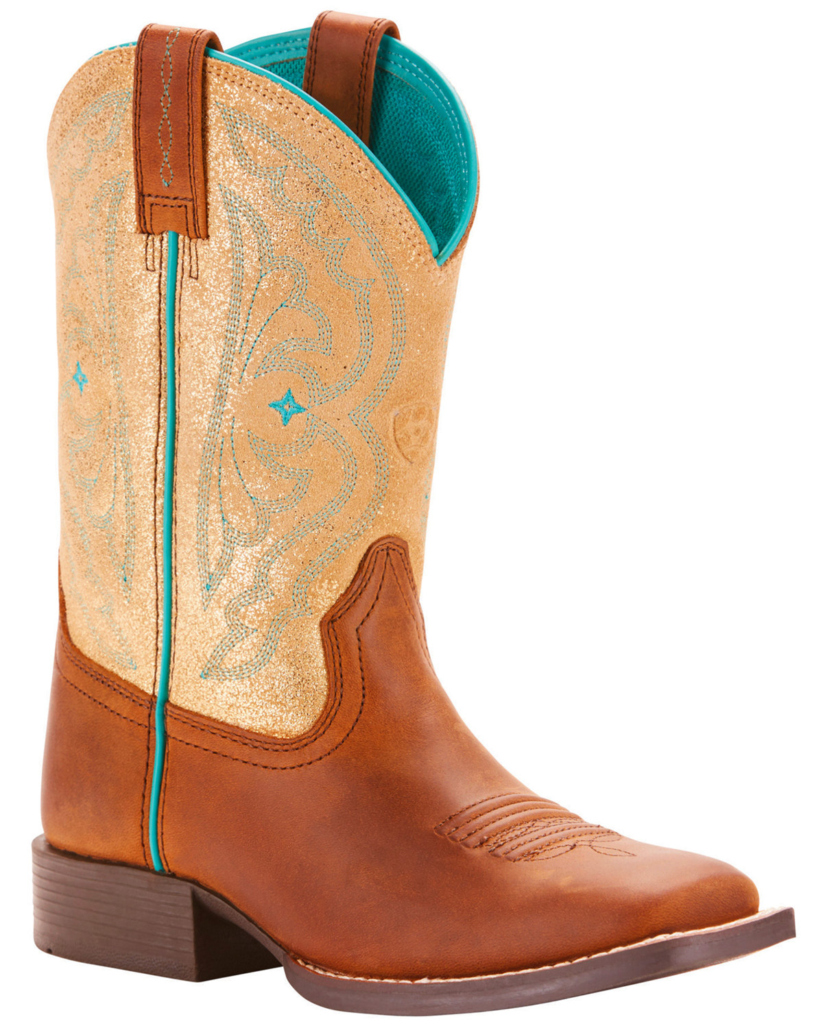 Ariat Girls' Tan Quickdraw Boots 