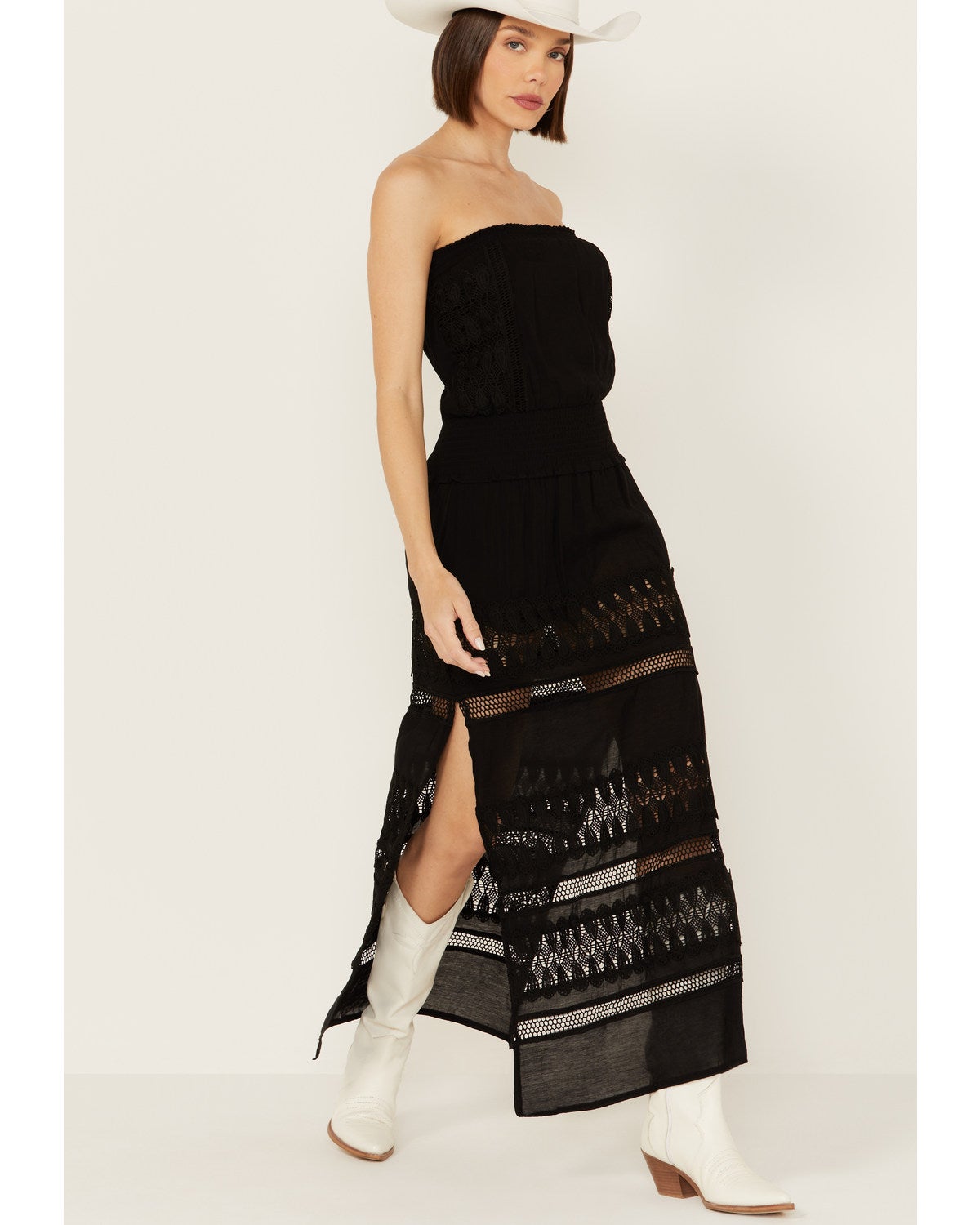 Revel Women's Strapless Midi Dress