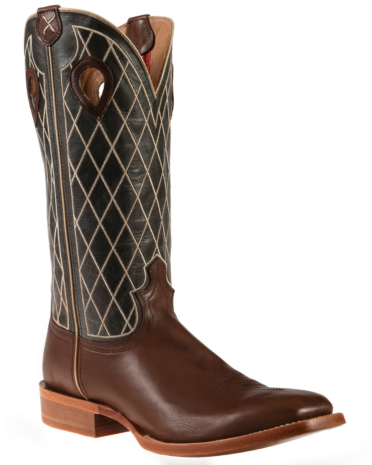 Twisted X Men's Rough Stock Western Boots - Broad Square Toe