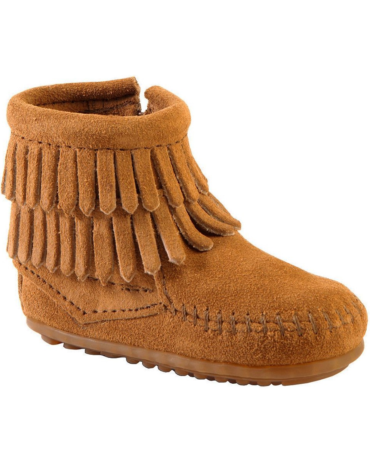 minnetonka double fringe boot