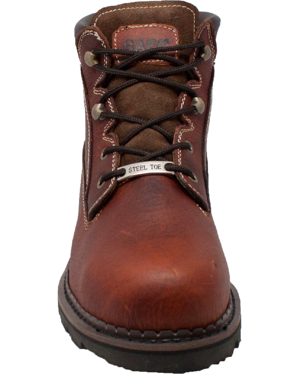 tumbled leather upper