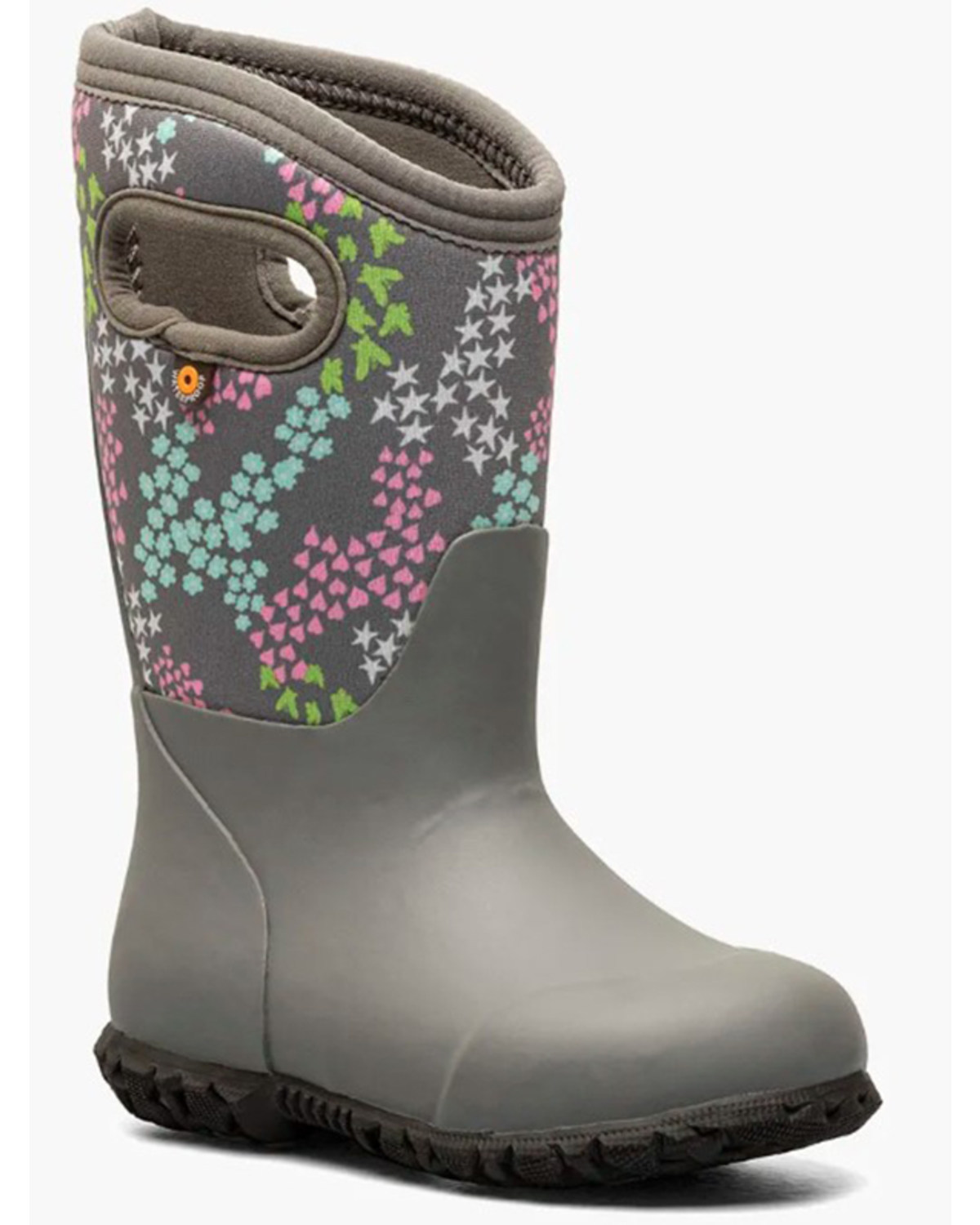 Bogs Girls' York Star Heart Rain Boots - Round Toe