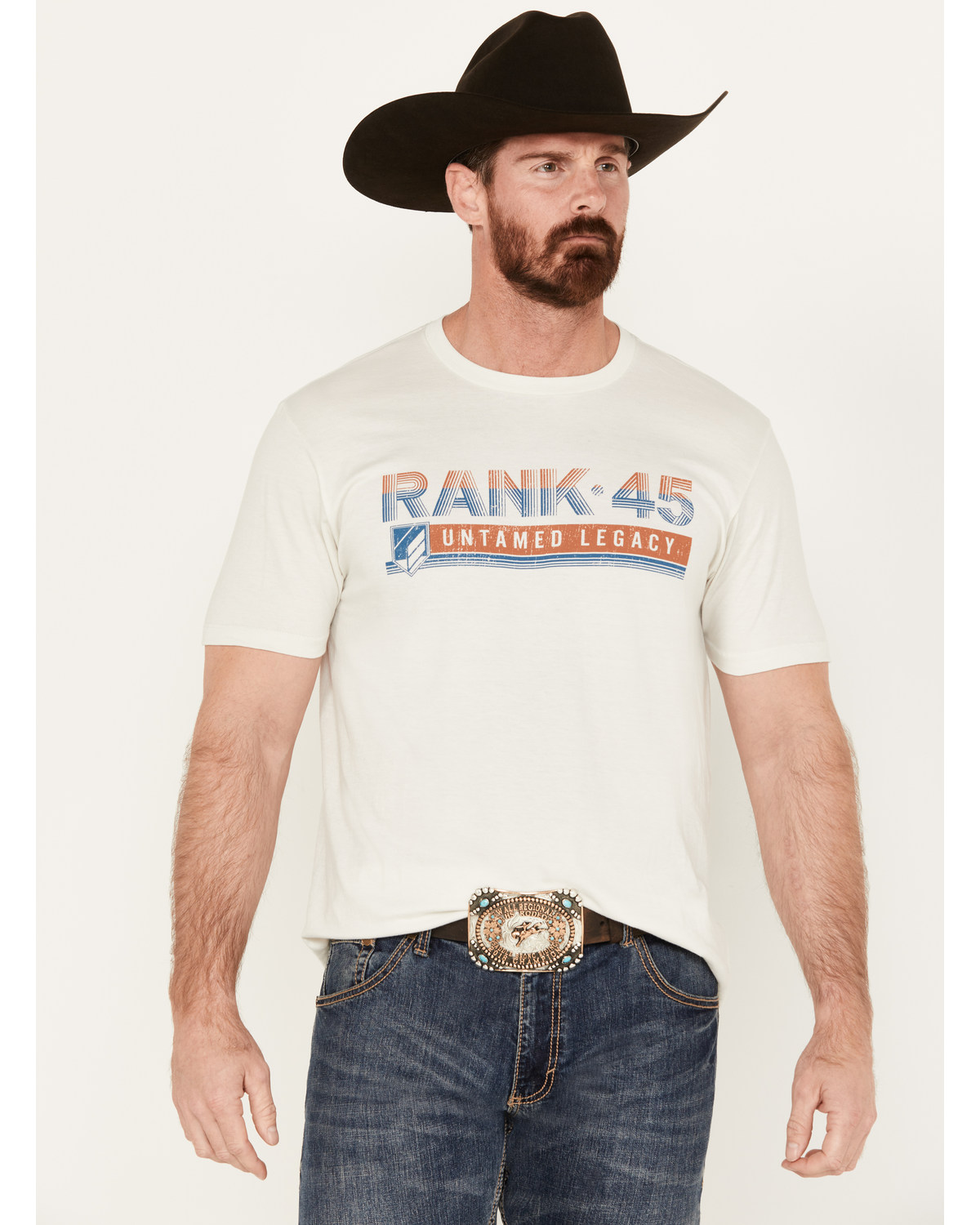 Rank 45® Men's Stria Short Sleeve Graphic T-Shirt
