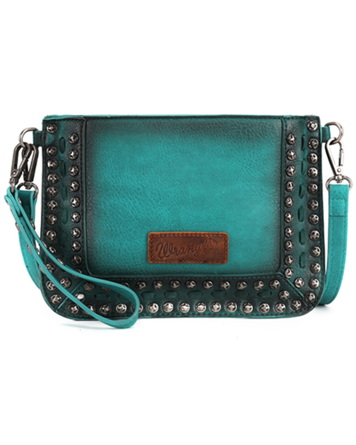 Wrangler Women's Small Studded Leather Crossbody Bag