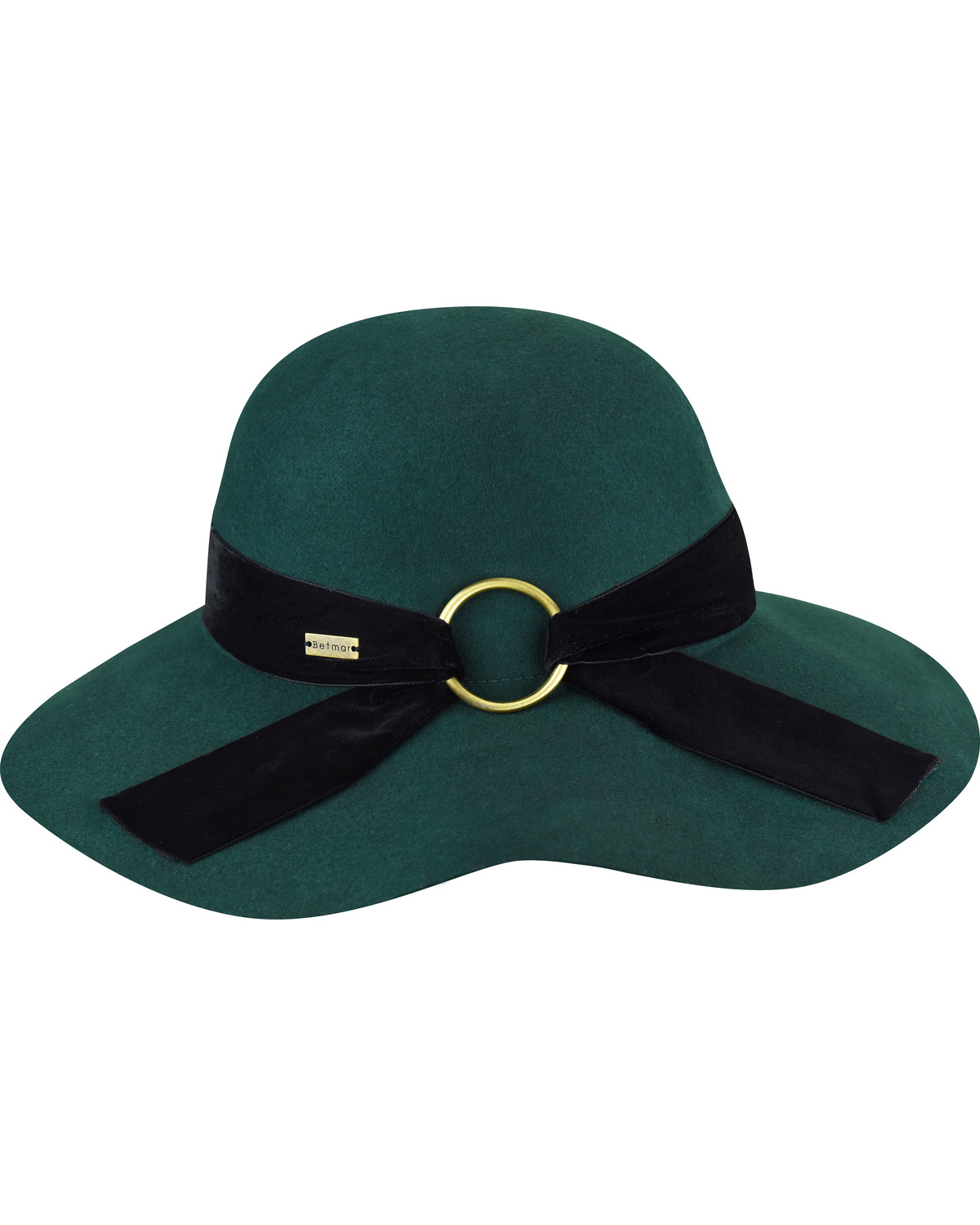 green floppy hat