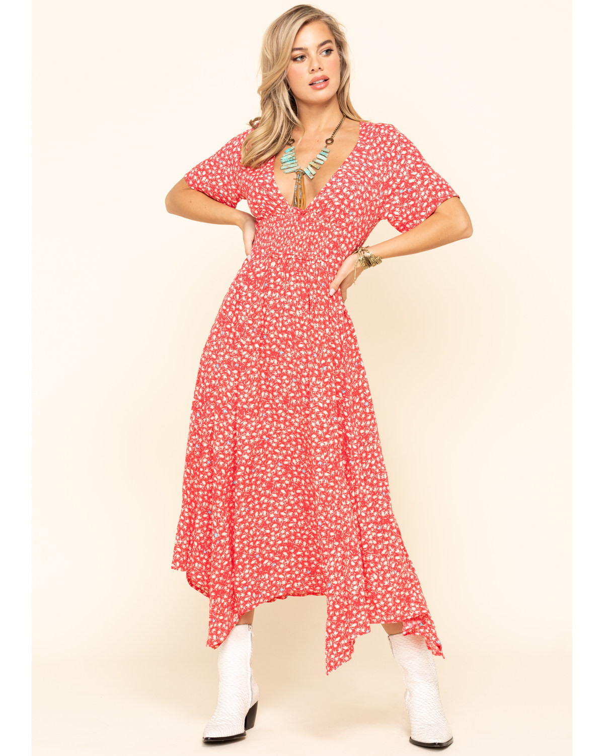 In full bloom dress free people clearance