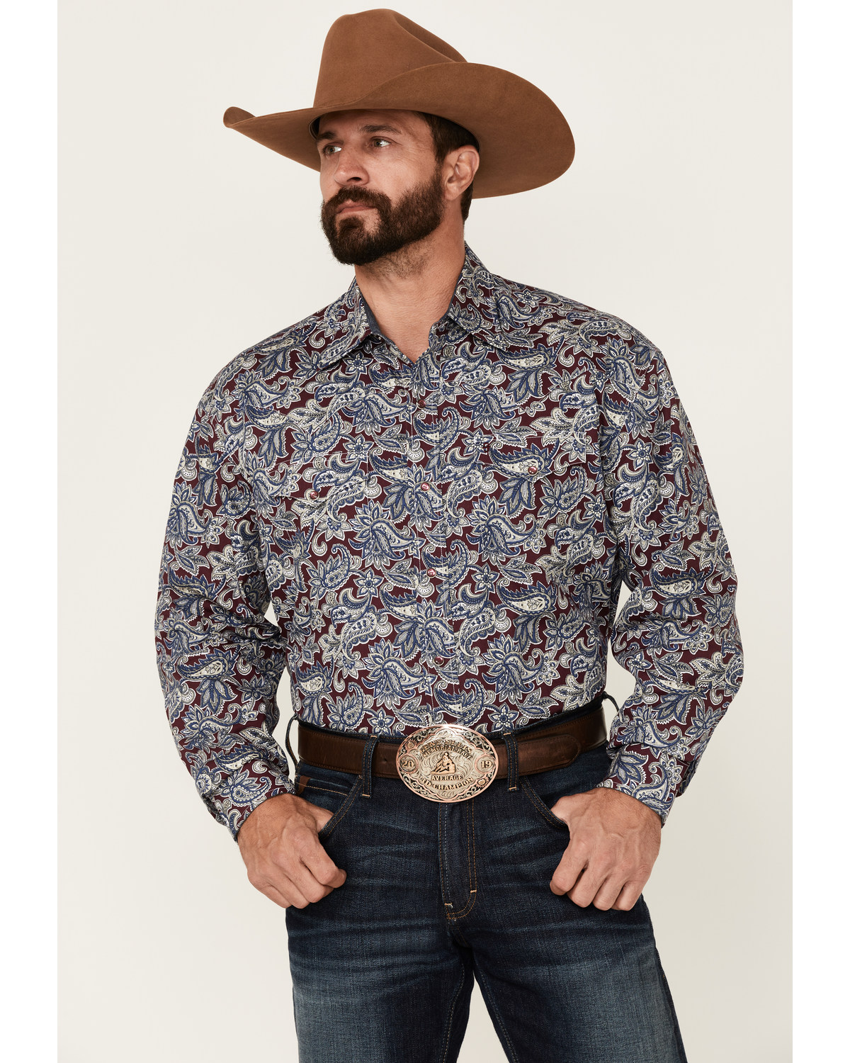 Paisley print western shirts Clearance