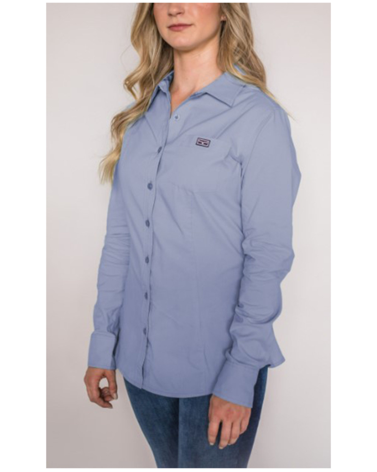 Kimes Ranch Women's Coolmax Linville Long Sleeve Button Down Shirt