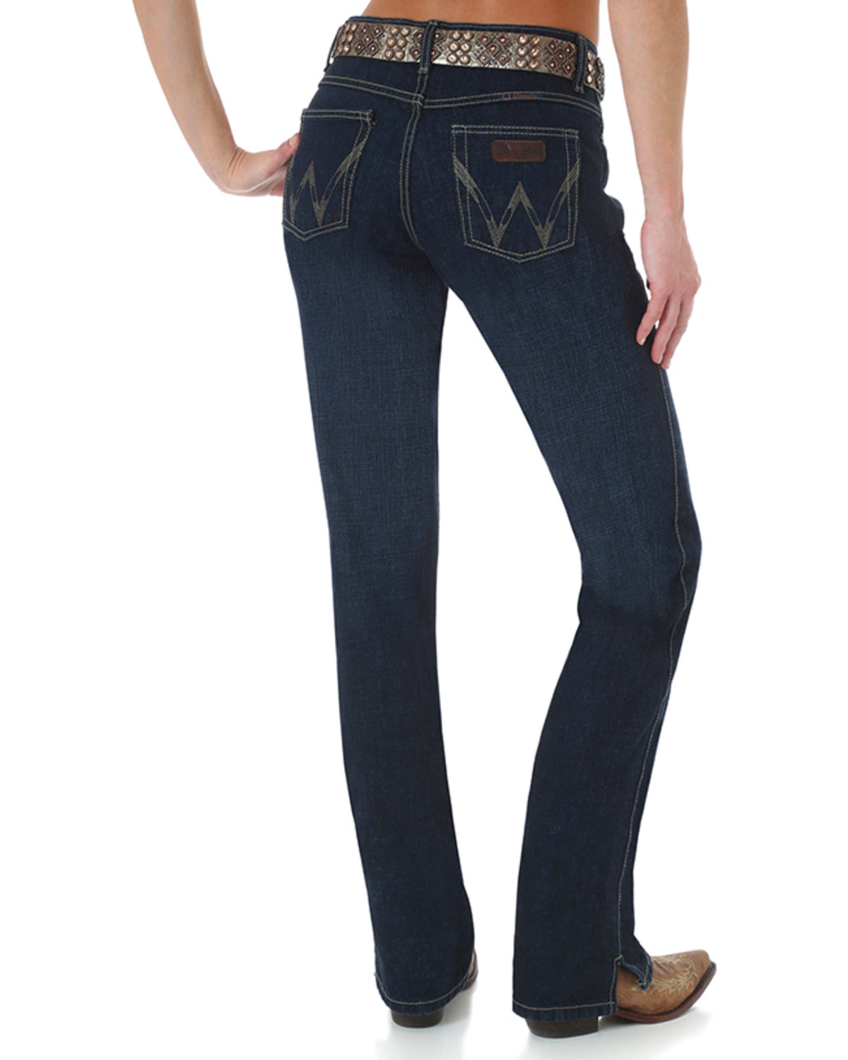 womens wrangler boot cut jeans