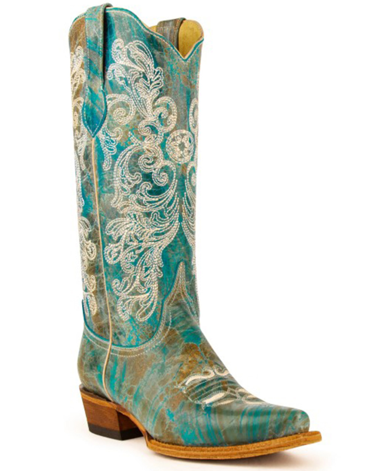 womens turquoise cowboy boots