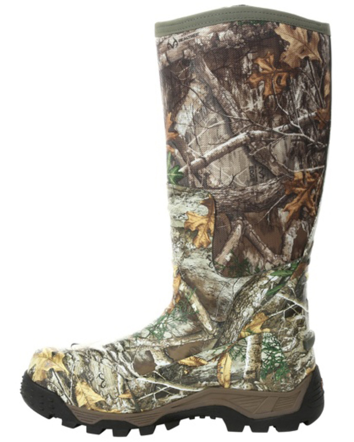 Rocky Men's Camo Rubber Snake Boots Round Toe Boot Barn