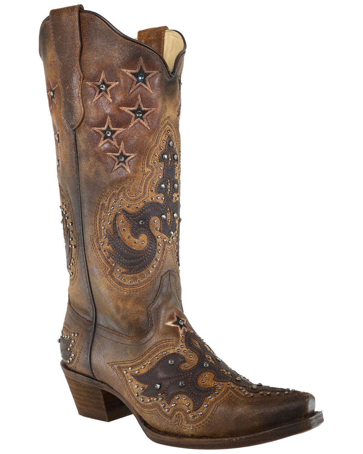 cowboy boots with stars on them