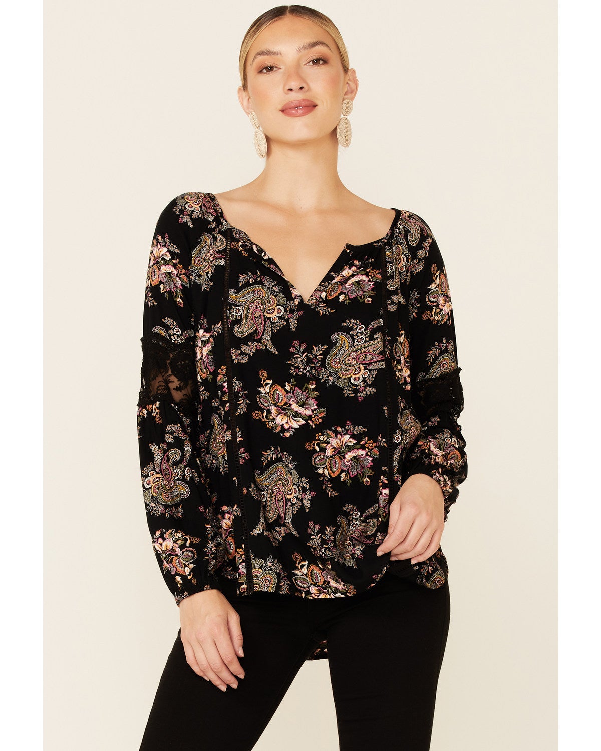 Long Sleeve Peasant Top | Boot Barn