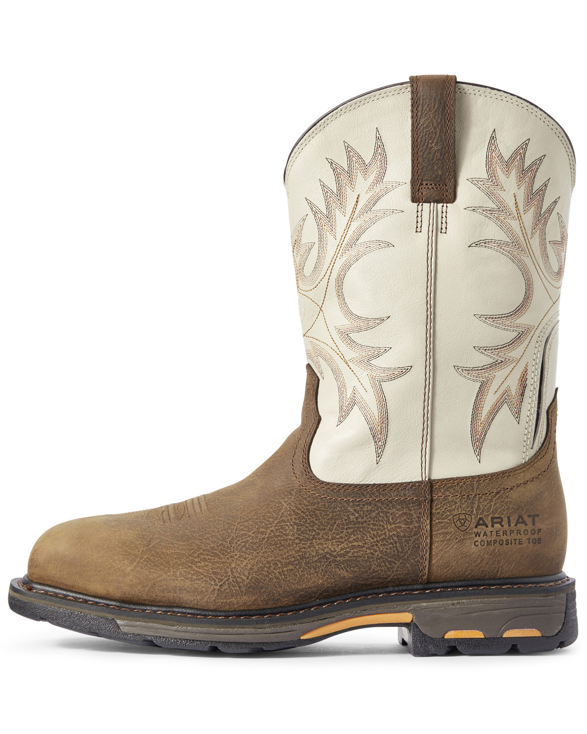 Ariat Men's Cream Workhog Western Work Boots Composite Toe Boot Barn