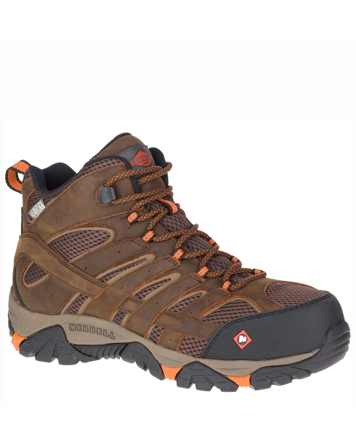 Merrell Men's MOAB Vertex Waterproof Work Boots - Composite Toe | Boot Barn