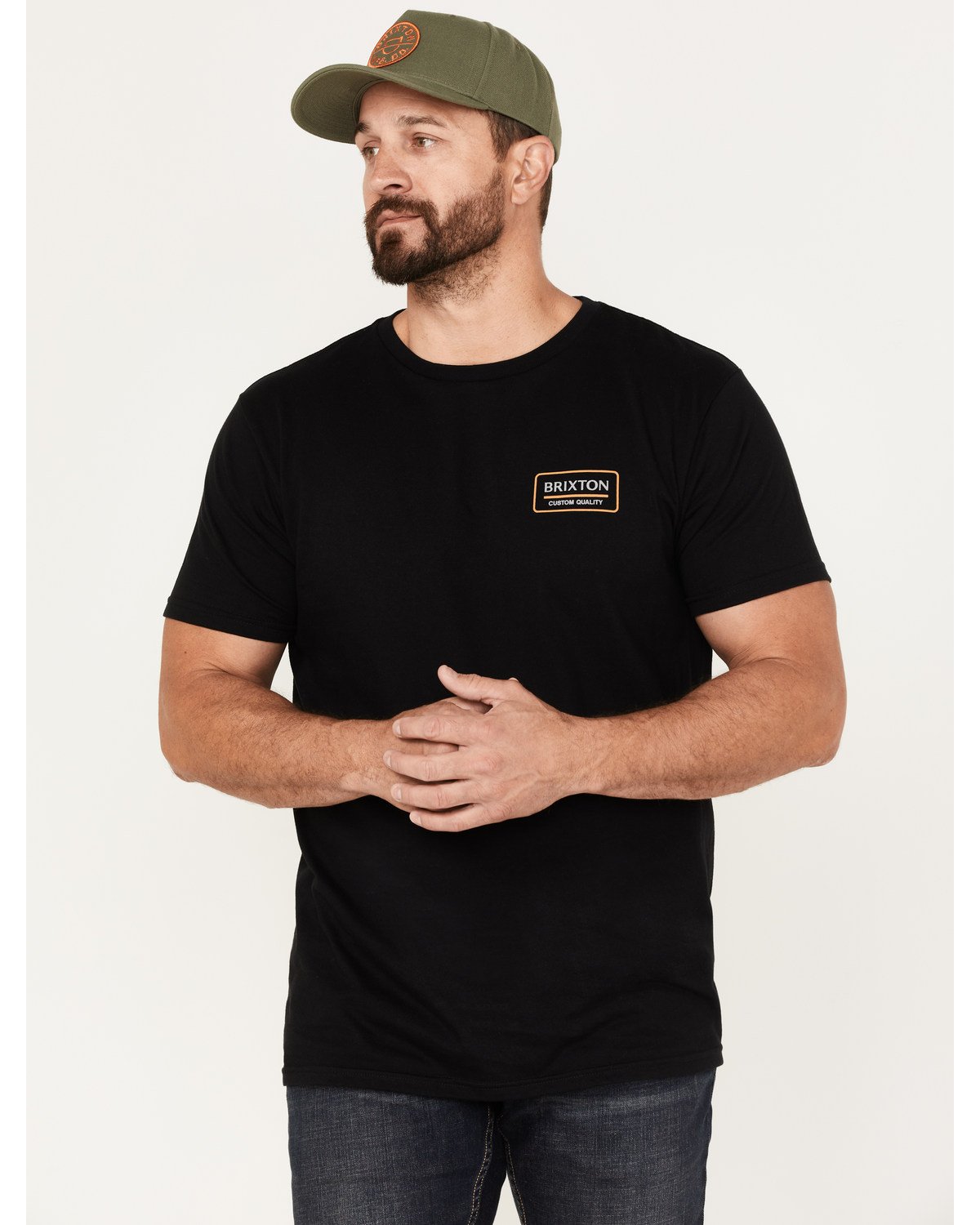 Brixton Men's Palmer Proper Logo Short Sleeve Graphic T-Shirt