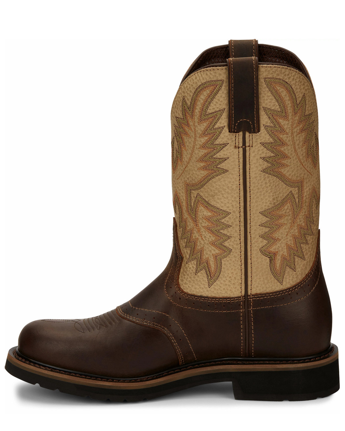 Justin Men's Superintendent Western Boots Square Toe Boot Barn