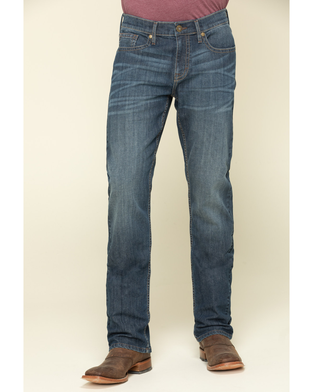 Cody James Men's Sheridan Dark Stretch Slim Straight Jeans | Boot Barn