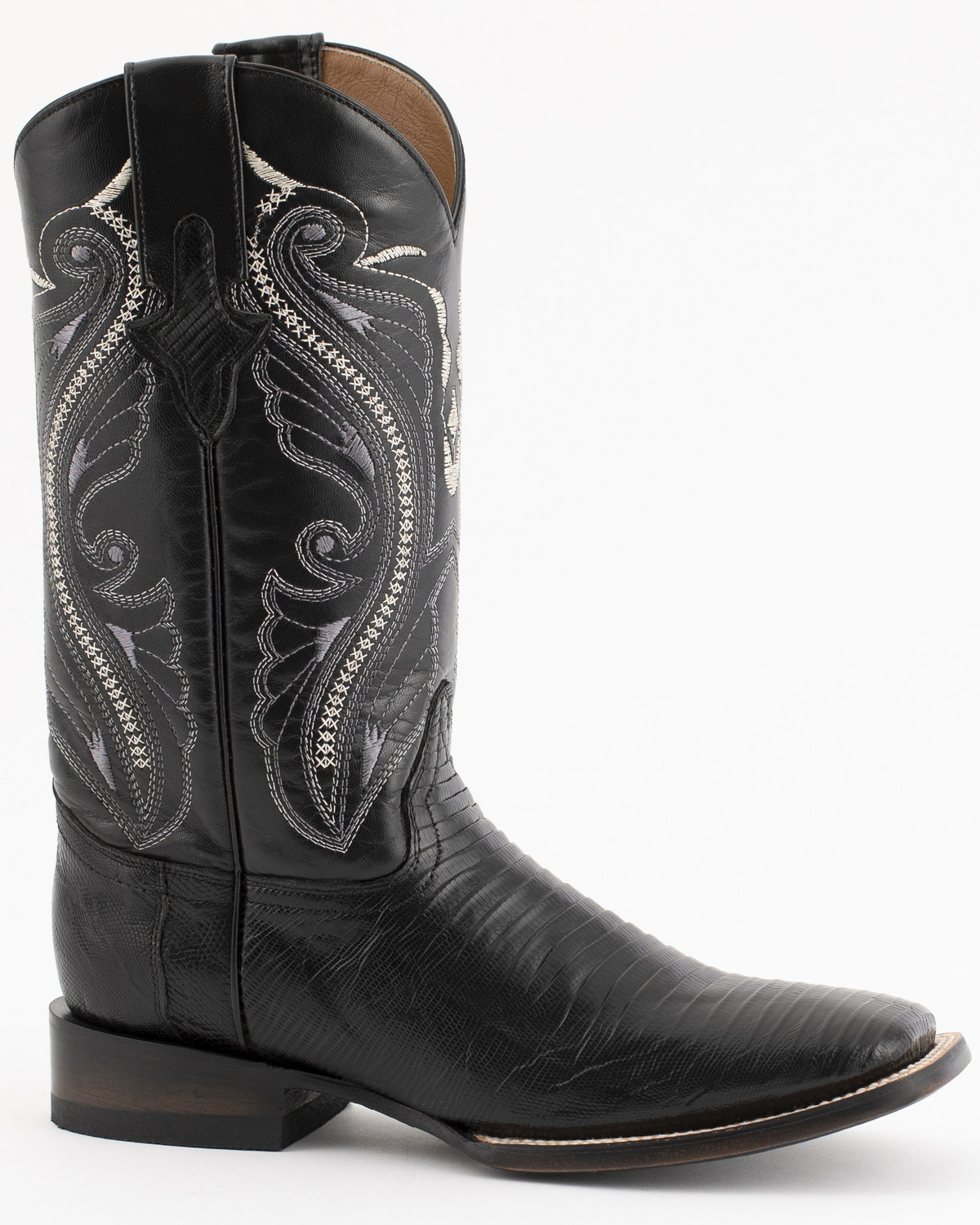 Ferrini Men's Lizard Western Boots - Square Toe