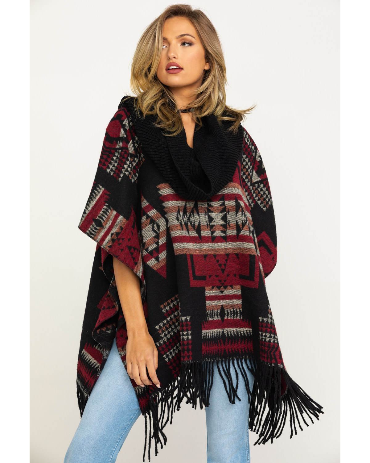 Womans poncho clearance