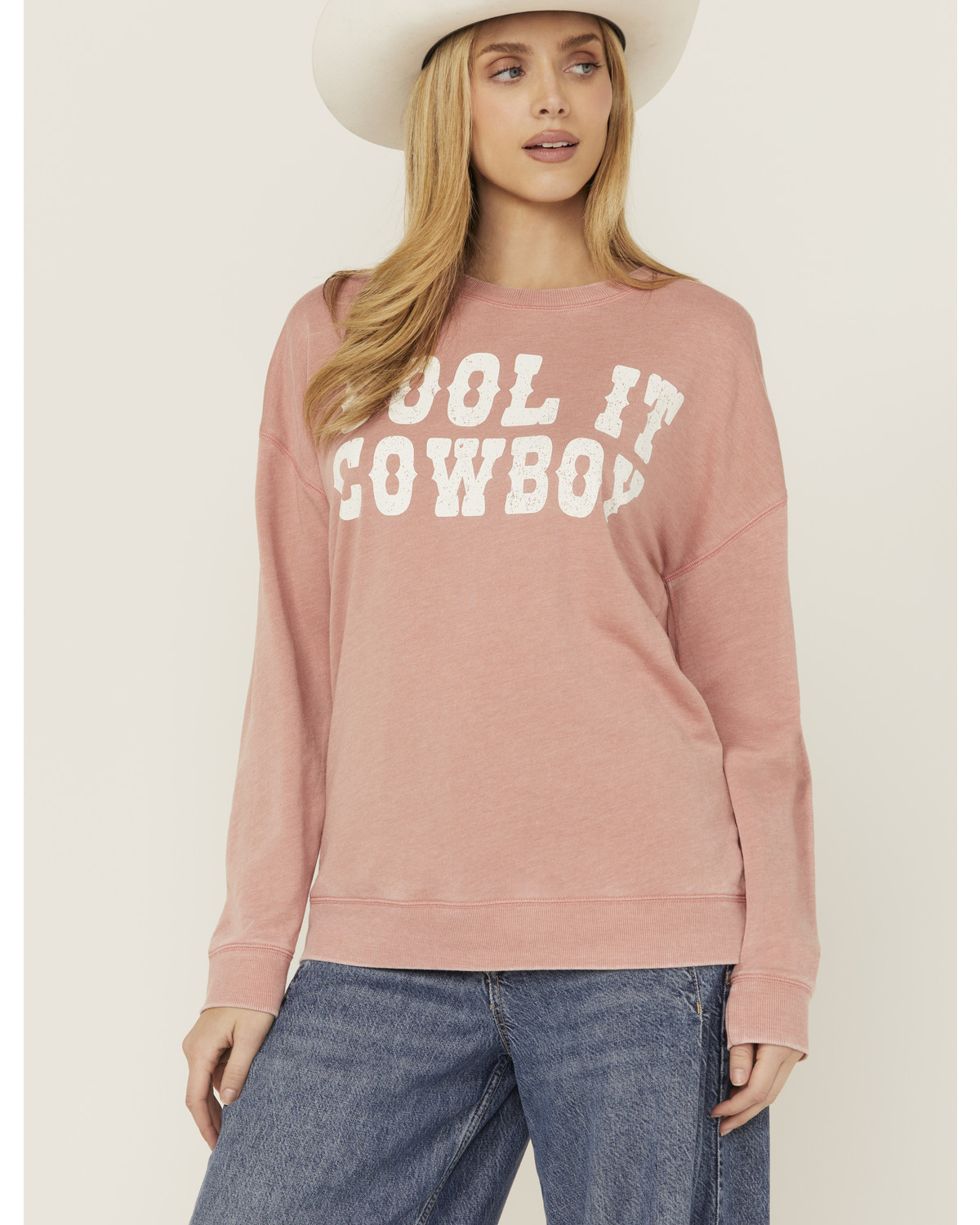 Shyanne Women's Cool It Cowboy Graphic Sweatshirt