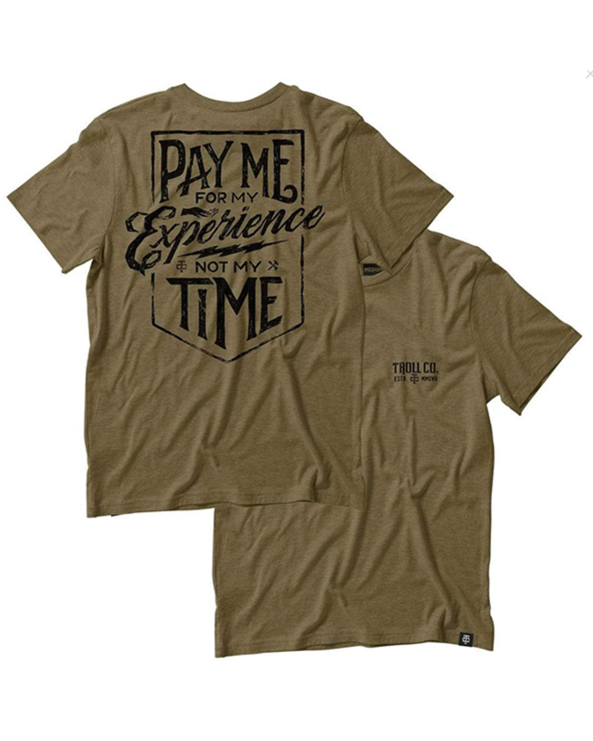 Troll Co Men's Pay Me Short Sleeve Graphic T-Shirt